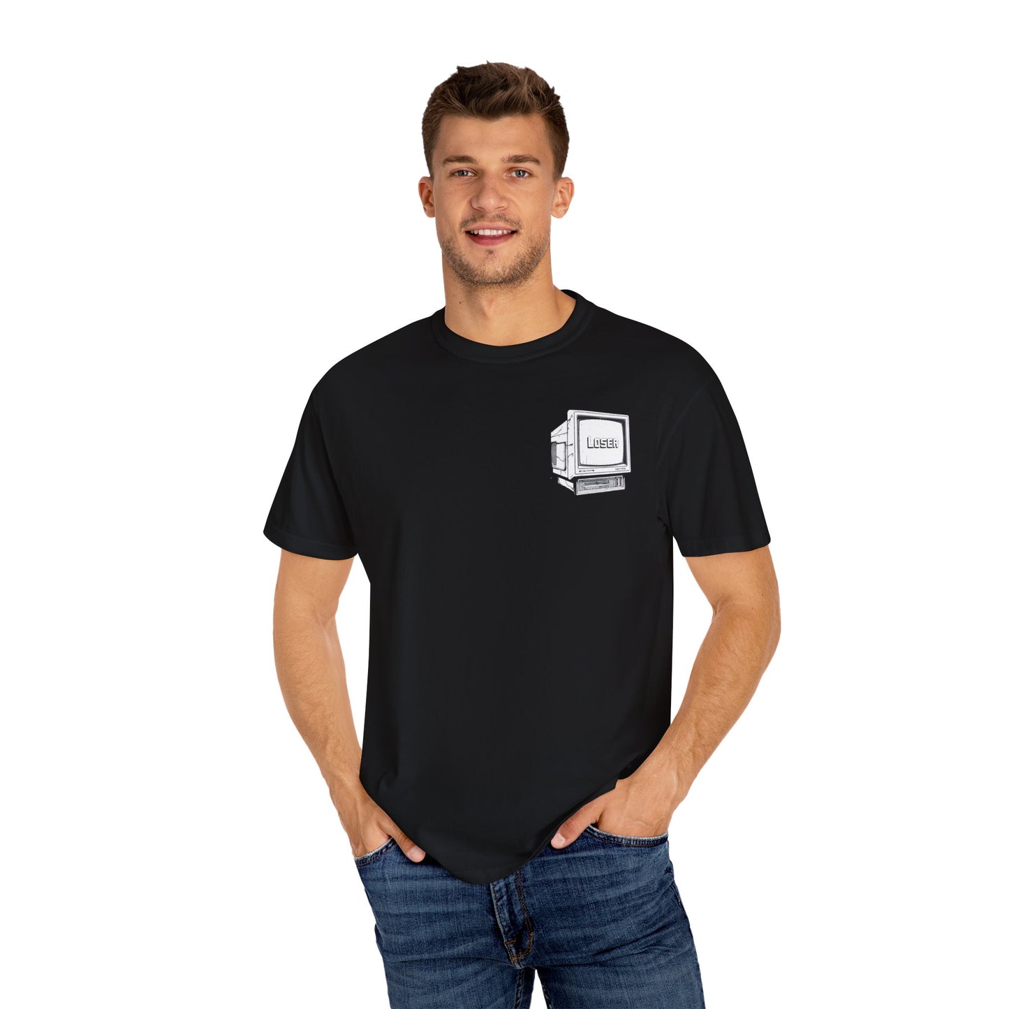 Static Vision Tee – Old School Screen Time